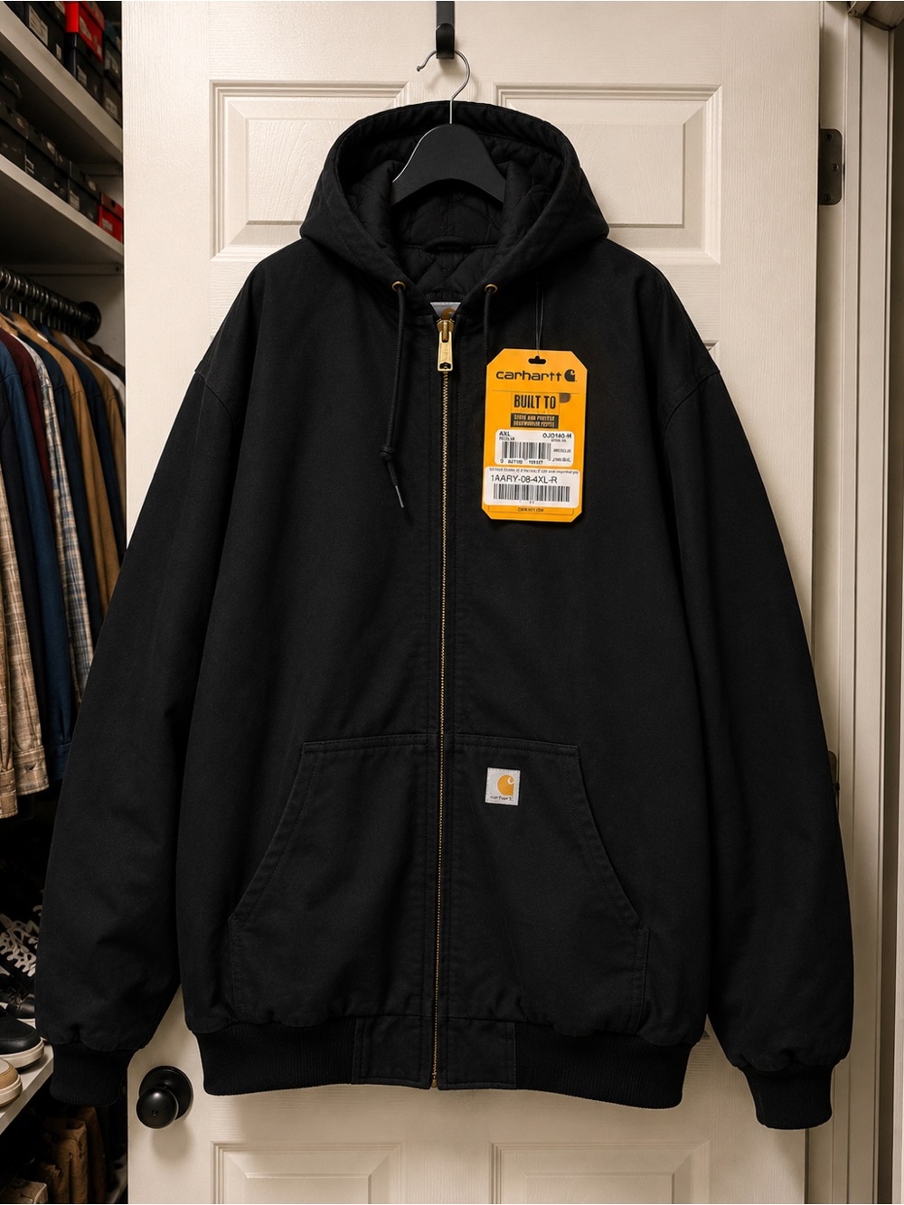 Carhartt J140 Black Active Jacket 4XL Regular NWT